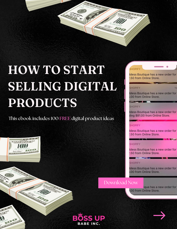 How to Start Selling Digital Products (+100 FREE DIGITAL PRODUCT IDEAS)